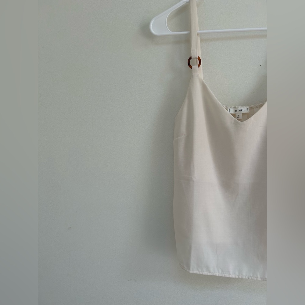 Off white tank top blouse